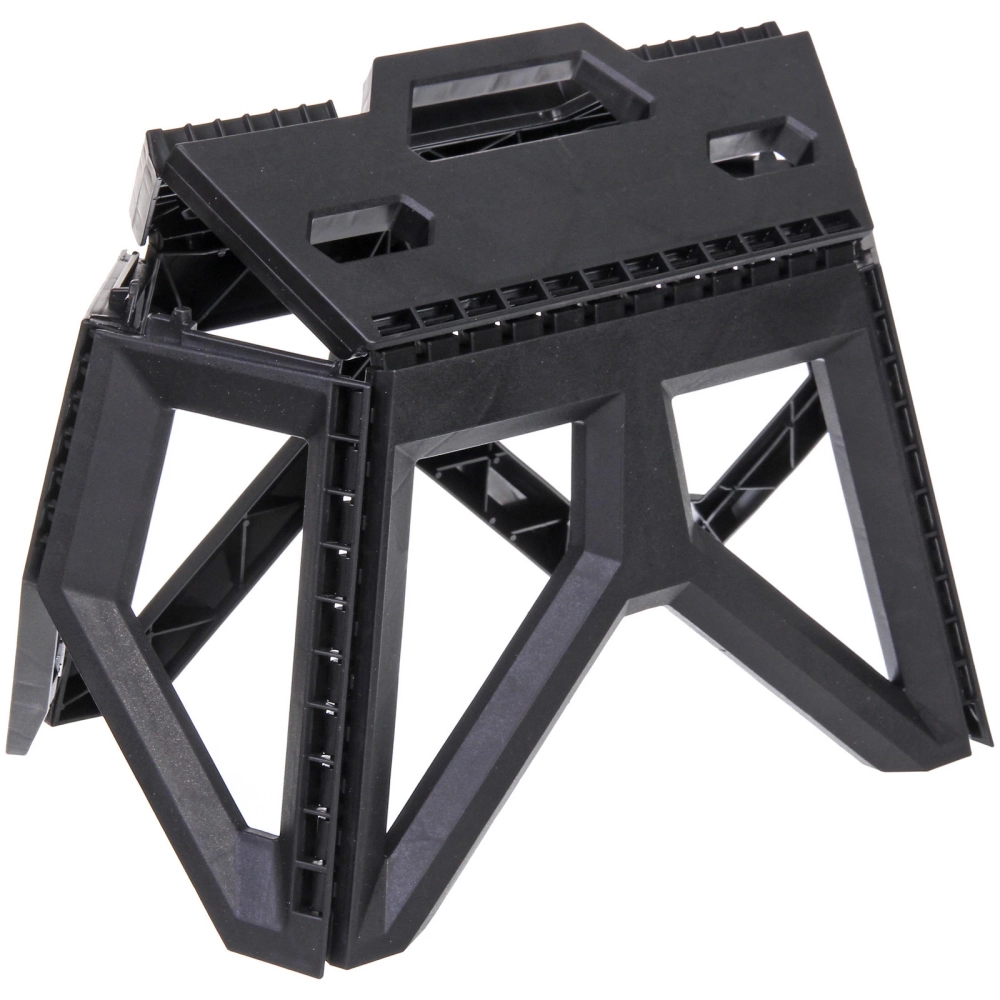 Табурет складной PL-101S, 32*28*24 см, до 100 кг, черный