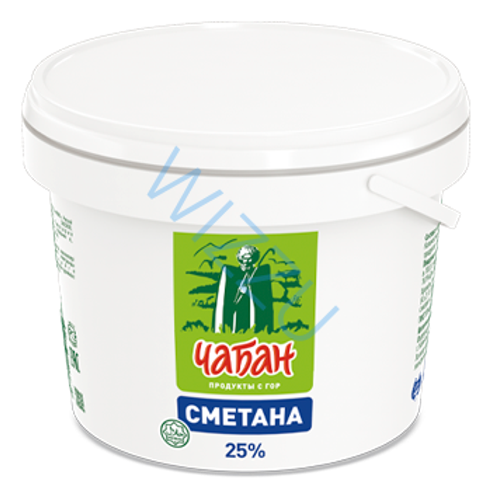 Сметана Чабан 25% 700г