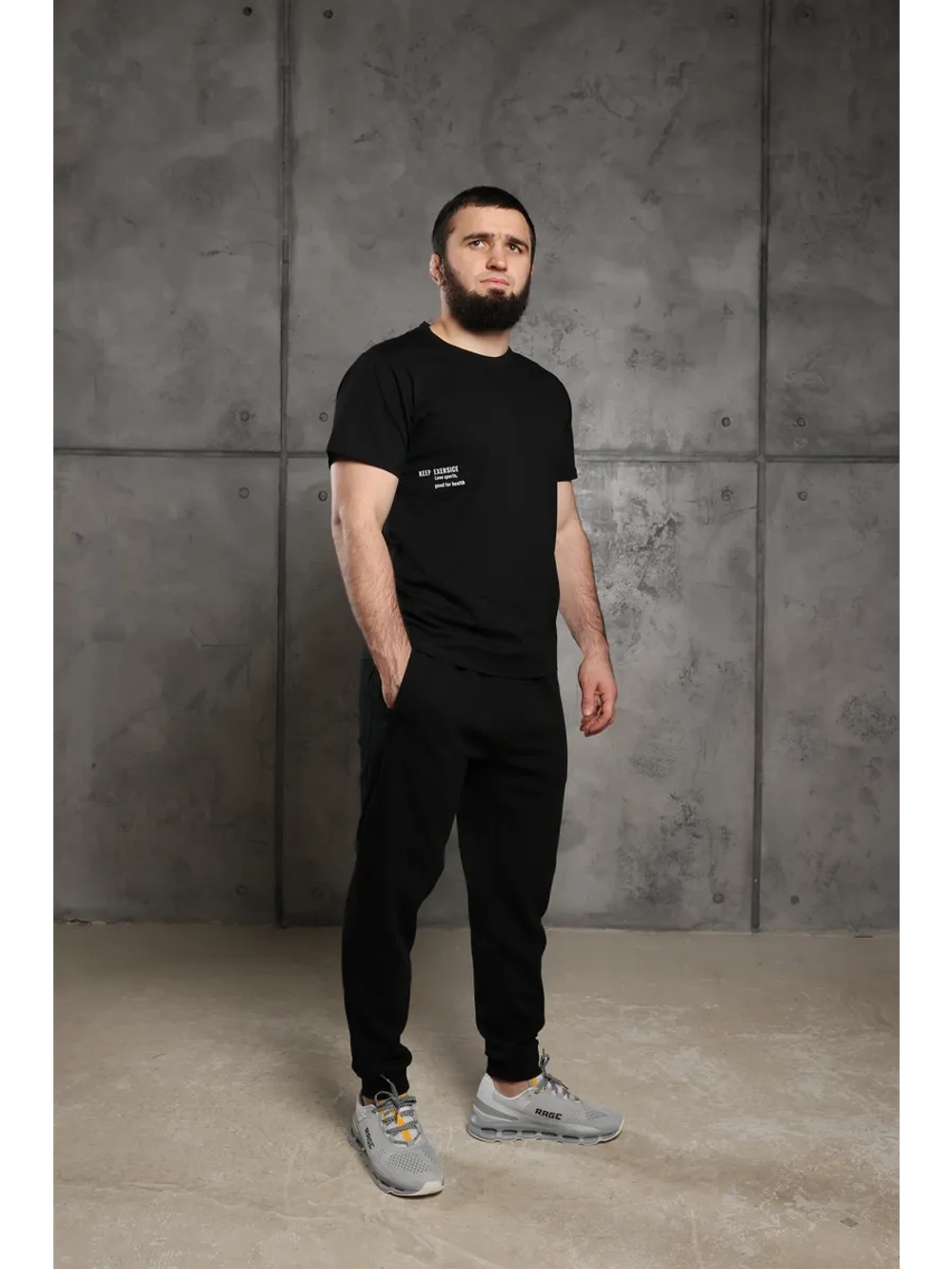 Футболка Rage Keep Exercise black арт.: HY25696