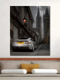 Картина "Aston Martin DBS" на стену 50х70см 1шт.