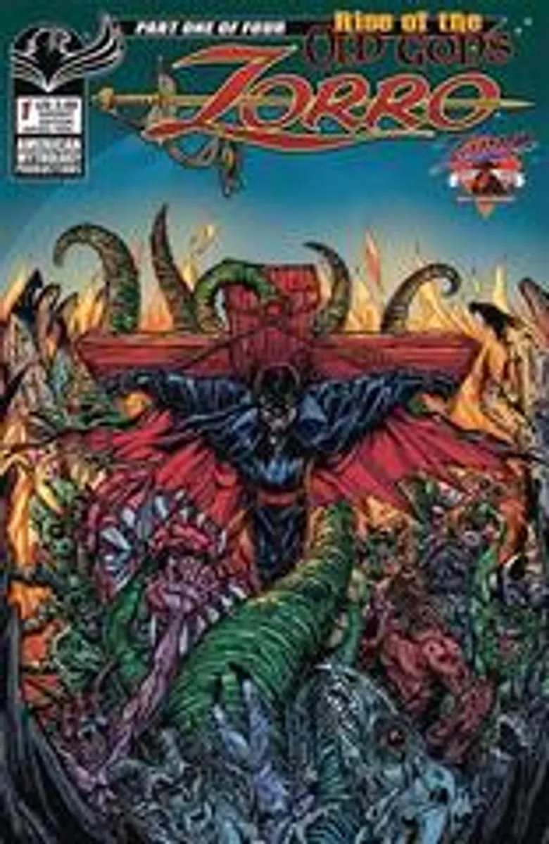 Комплект комиксов Zorro: Rise of the Old Gods #1-4
