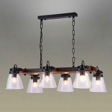 Люстра подвесная OML-51003-06 черный Borgo Omnilux
