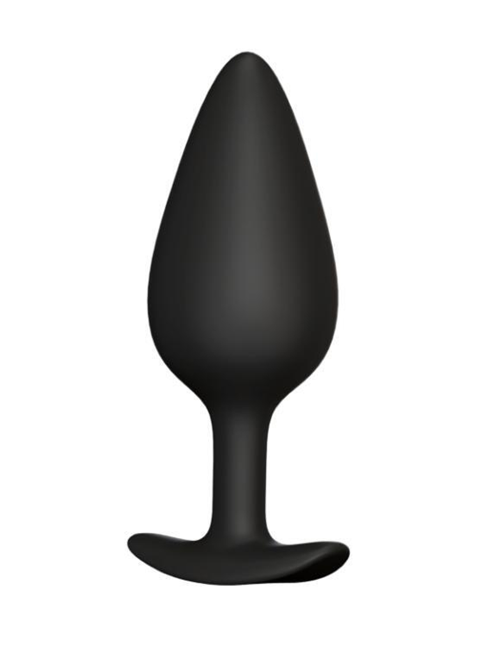 Черная анальная пробка Butt plug №04 - 10 см. (Цвет: черный)