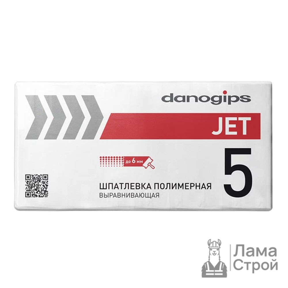 Шпаклевка полимерная Danogips Dano Jet 5 выравнивающая 25 кг