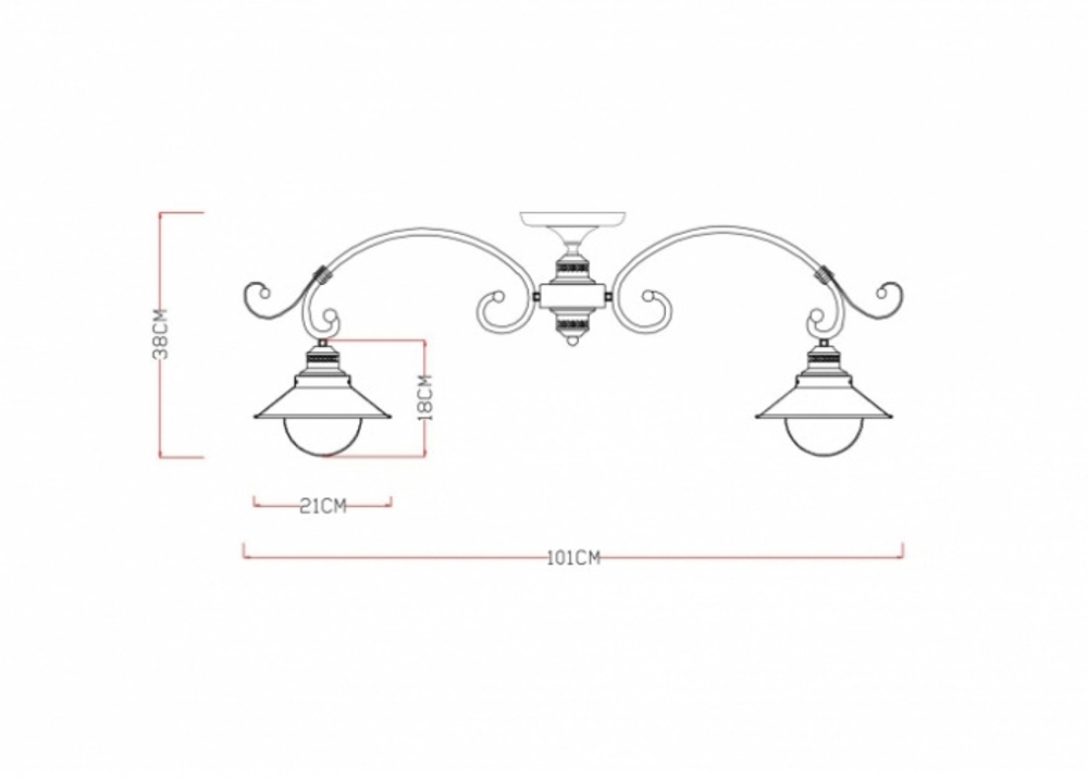 Потолочная люстра Arte Lamp GRAZIOSO A4577PL-8CK