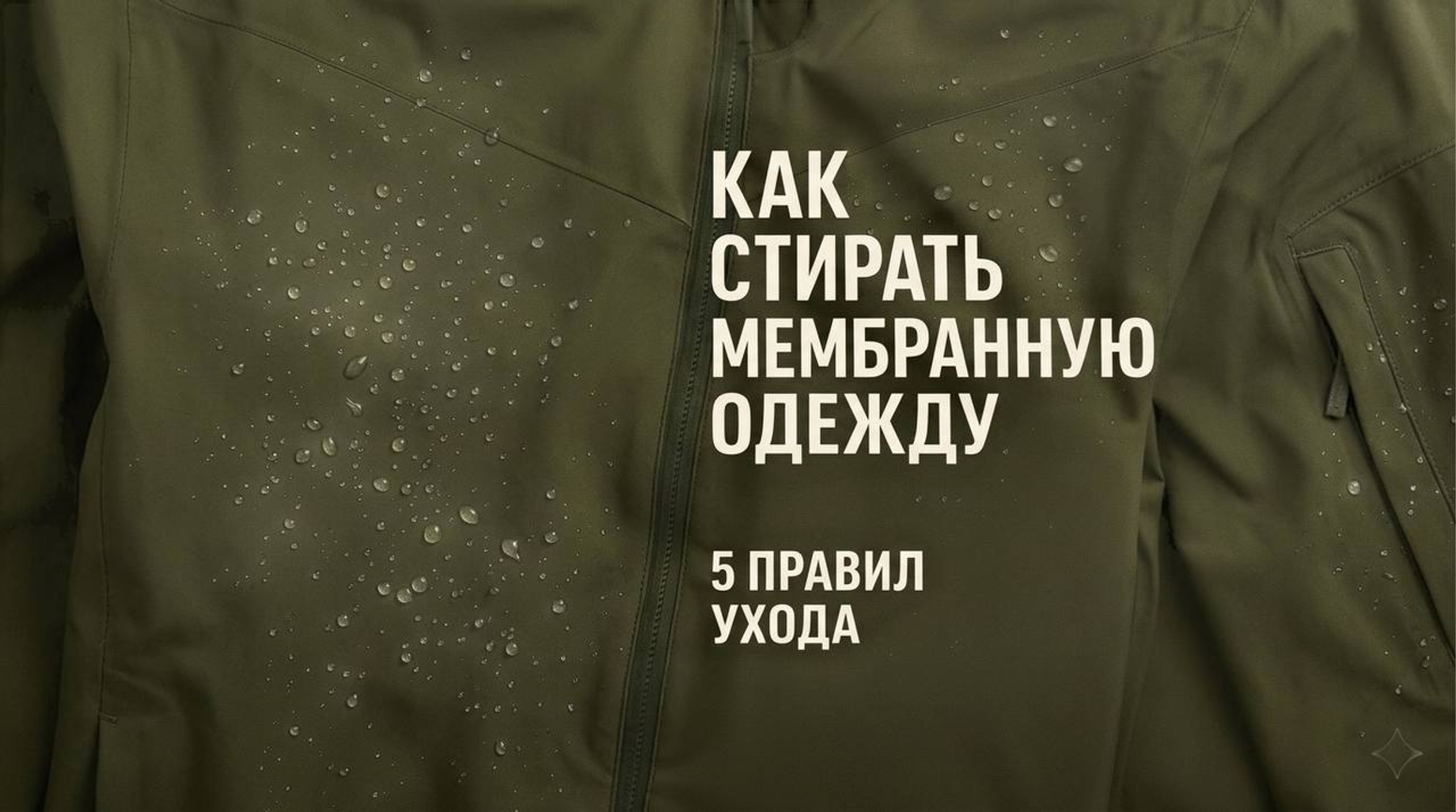 Как правильно стирать мембранную одежду