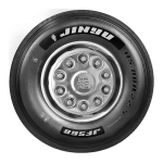 Шина 315/80R22,5 20 156/153 L TL JF568 JINYU Рулевая.