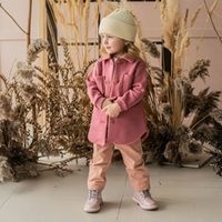 Пальто-рубашка "Пыльная роза"