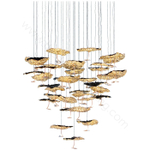 Pendant design lamp  Gold Moon (29) by Catellani & Smith