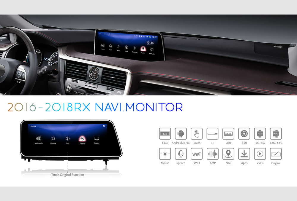 Установочный комплект для LEXUS RX 2016-2019  KUBERG BNR-16RXQ
