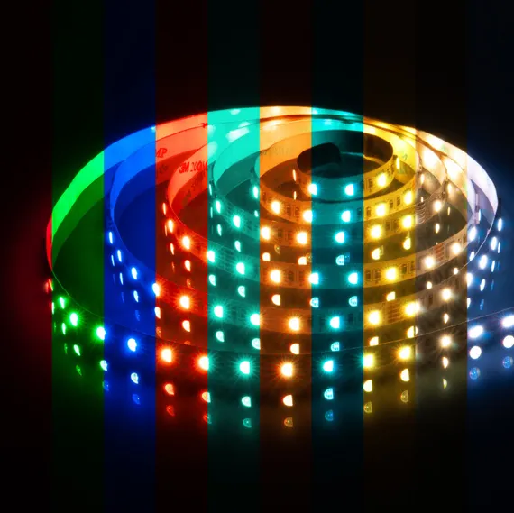 Светодиодная лента 24V 60Led 24W IP20 RGBW Лента светодиодная 24V 24W 60Led 5050 IP20 MIX RGB/дневной белый, 5м Elektrostandard