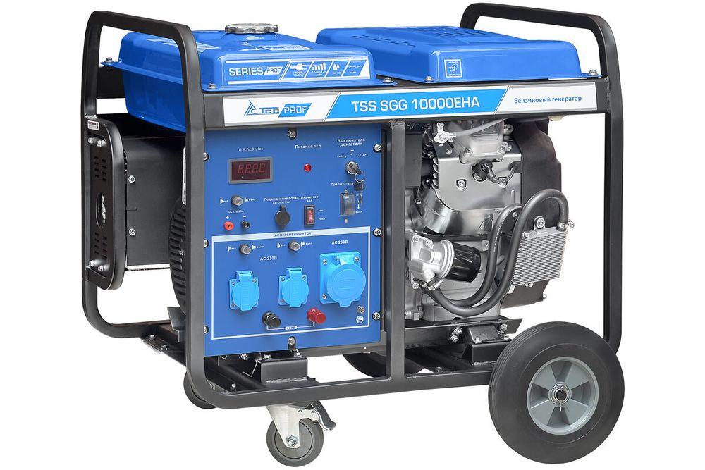 Бензогенератор TSS SGG 10000EHA - [10 кВт / 220V / Lifan 2V78F-2] выход ATS для АВР