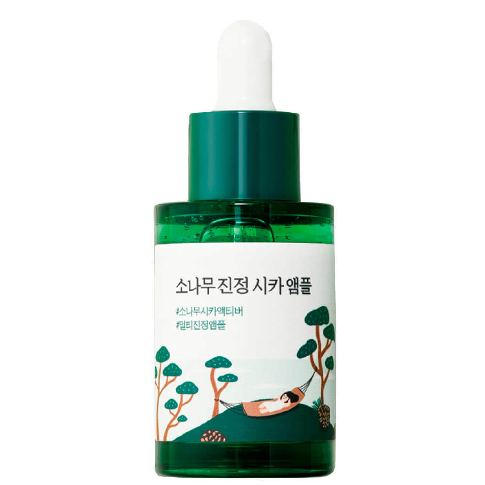 Ампула с экстрактами сосны и центеллы для проблемной кожи Round Lab Pine Calming Cica Ampoule