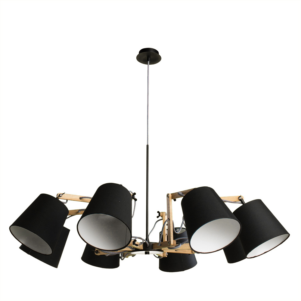Люстра подвесная Arte Lamp Pinocchio A5700LM-8BK