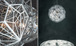 Pendant design lamp  Etch Web by Tom Dixon (Bronze)