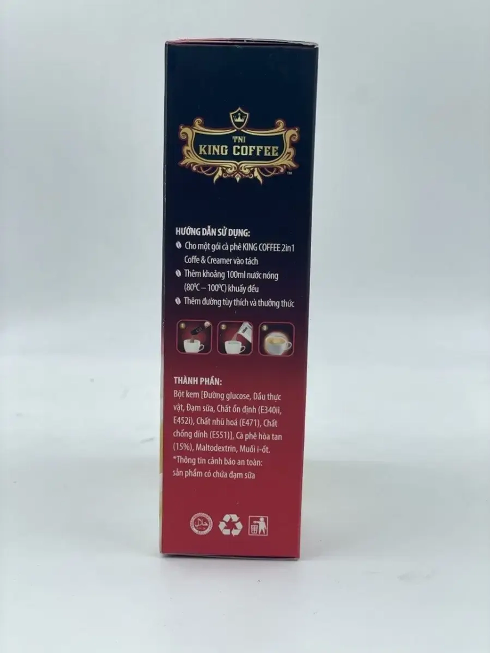 KING COFFEE Creamer Кофе 2в1 Вьетнам/15 шт