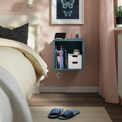 IKEA EKET  (ИКЕА ЕКЕТ)  -  Навесной шкаф - тёмный серо-голубой 35x35x35 см
