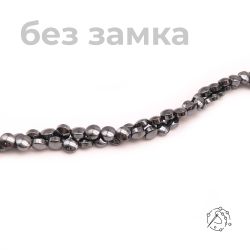 Нить бусин гематит Диск, 4-5 мм