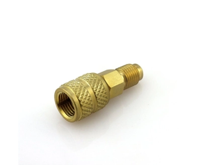 Адаптер AD89 (прямой штуцер 1/4"-R22; гайка 5/16"-R410A)