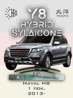 Щетки стеклоочистителя HUOYE Y8 600/450 мм на Haval H8 | Push button