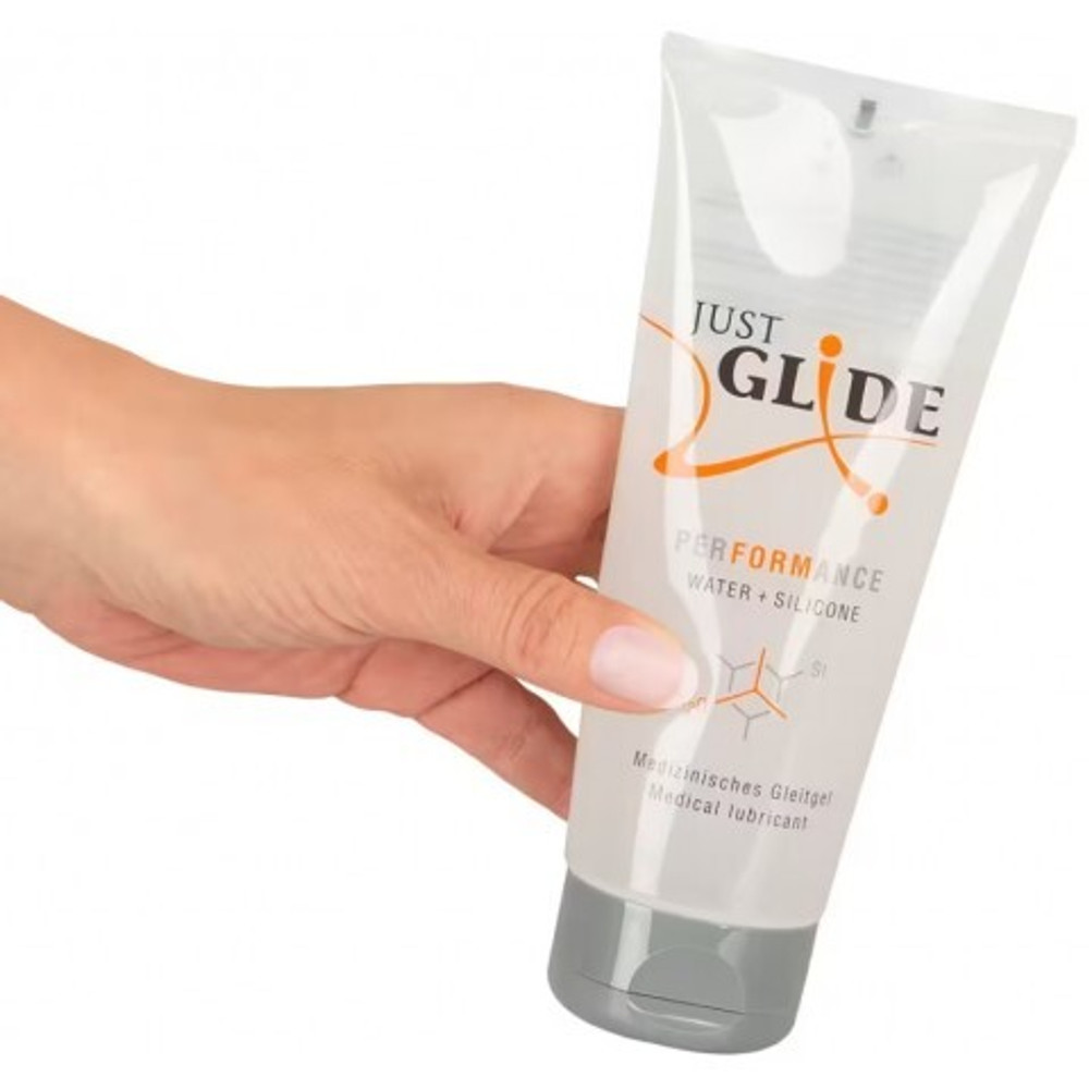 Водно-силиконовая смазка Just Glide Performance 200 мл.