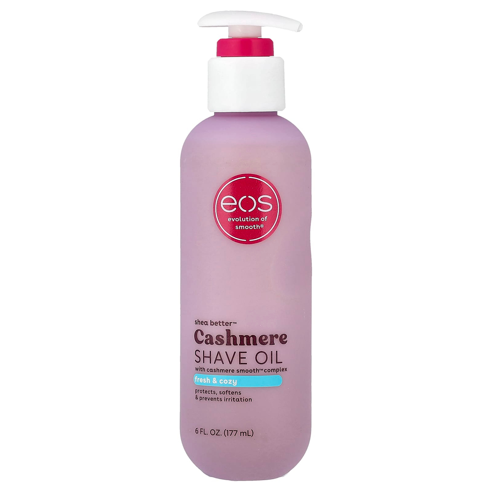 EOS, Shea Better™, кашемировое масло для бритья, свежесть и Cozy, 177 мл (6 жидк. унций)