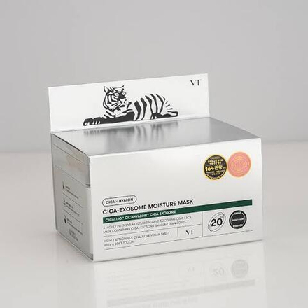 Набор масок для сухой и обезвоженной кожи VT Cosmetics Cica-Exosome Moisture Mask, 20 шт