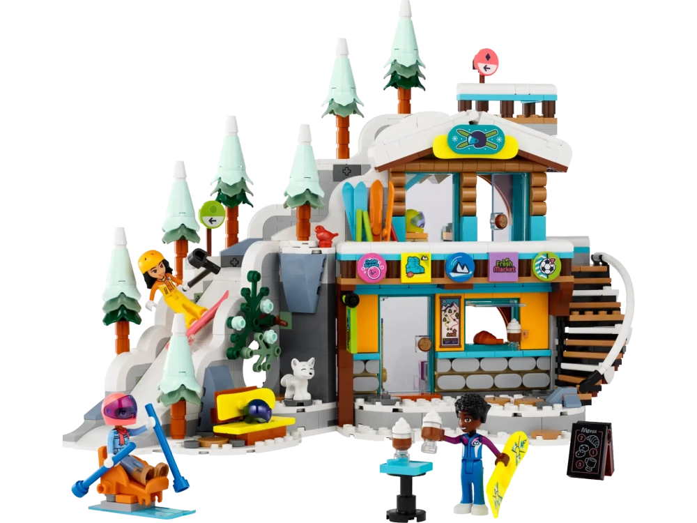 Конструктор LEGO Friends 41756 Каникулы: Лыжная трасса и кафе