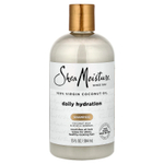 SheaMoisture, 100% кокосовое масло первого отжима, шампунь для ежедневного увлажнения, для всех типов волос, 384 мл (13 жидк. Унций)