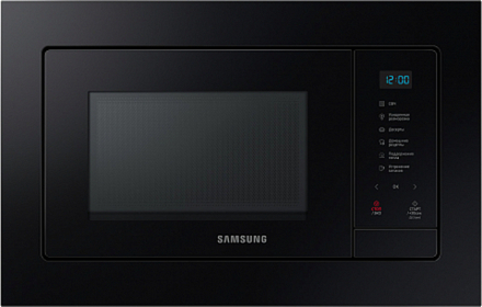 Встраиваемая микроволновая печь Samsung MQ7000A, черное стекло (MS23A7118AK/BW)