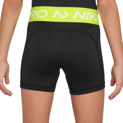 Детские шорты Nike Girls Pro 3in - black/volt/white