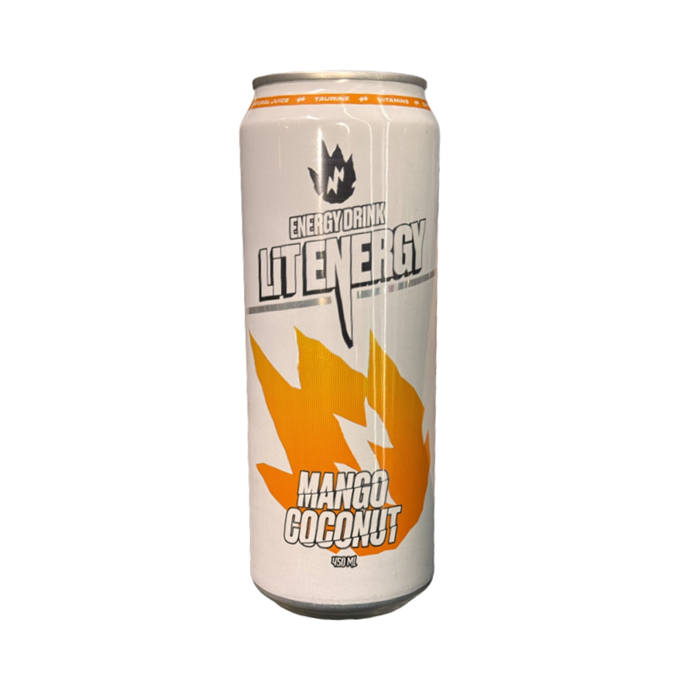 LIT ENERGY энергетический напиток КОКОС-МАНГО 0,45л