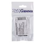 Тесьма усиленная клеевая с прошивкой 12.0 мм, (фасовка) 5х3 м, черный, B, Gamma G-212pr