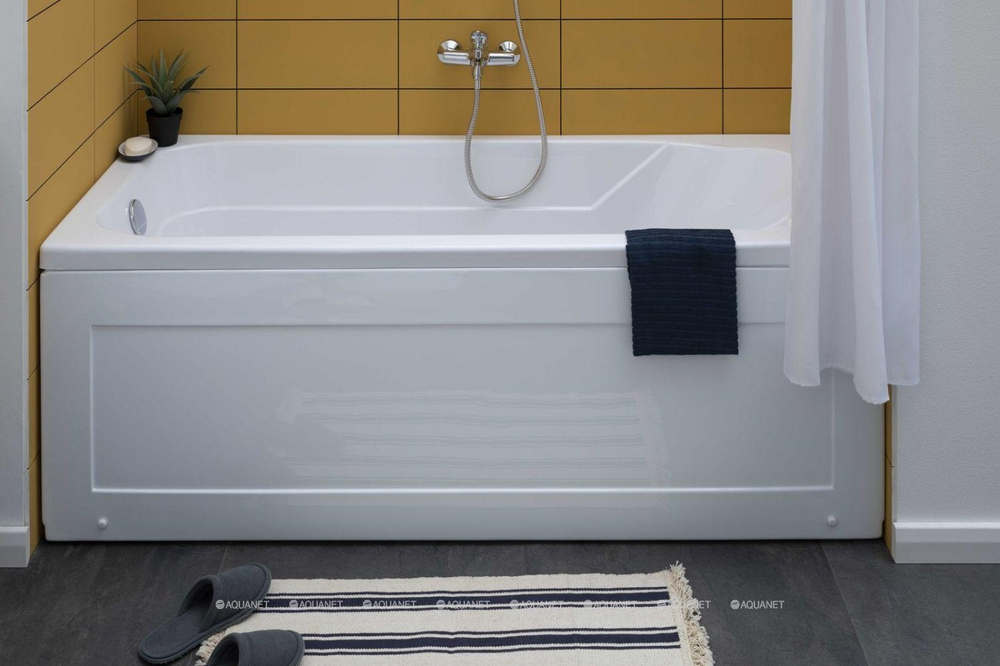 Акриловая ванна Aquanet (Акванет) West 120x70 с каркасом
