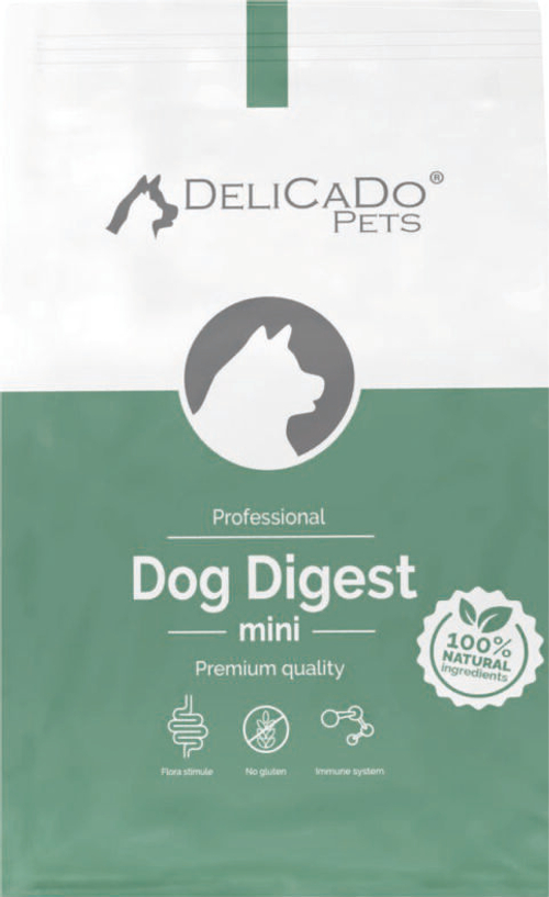 Сухой корм DeliCaDo Digest Mini для взрослых собак мелких пород, ягненок, 10 кг