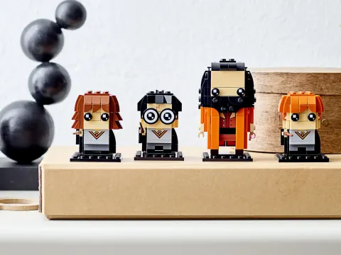 Конструктор LEGO BrickHeadz Harry Potter 40495 Гарри, Гермиона, Рон и Хагрид
