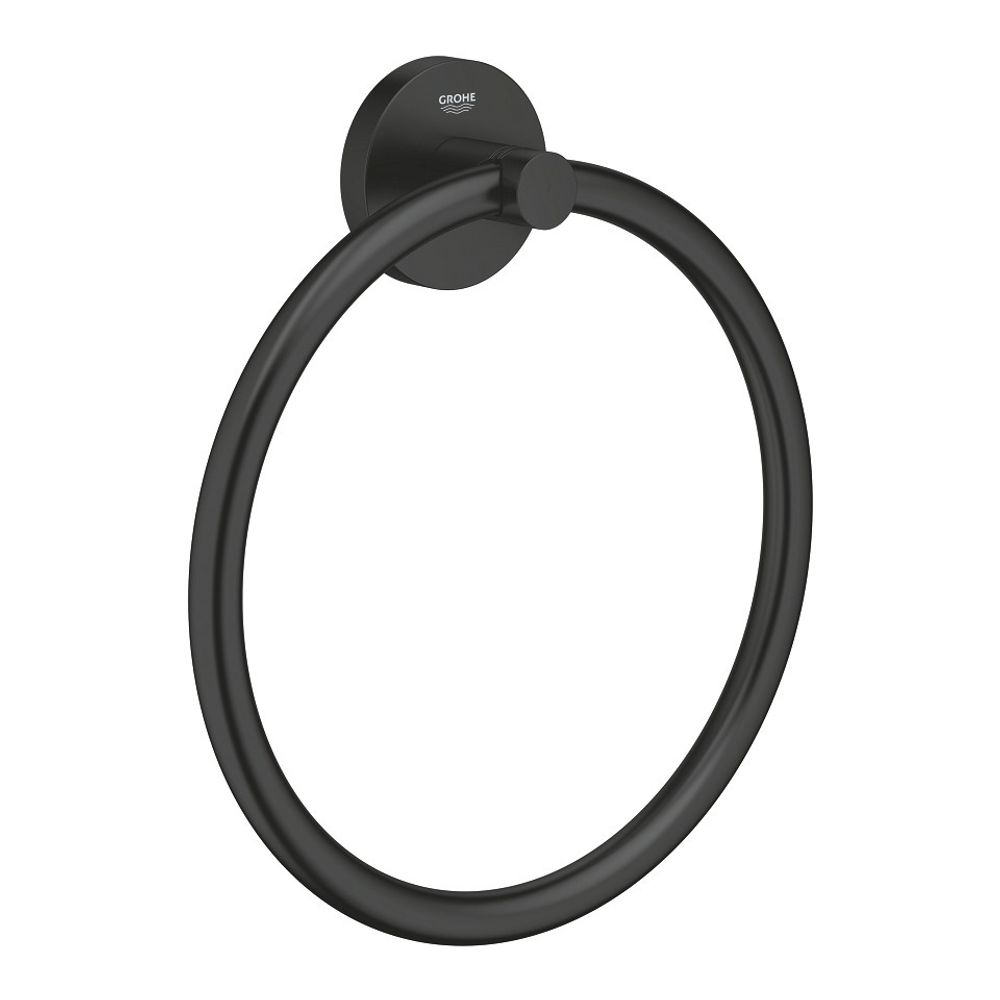 Кольцо для полотенца GROHE Start, черный матовый (411742430) Кольцо для полотенца GROHE Start, черный матовый (411742430)