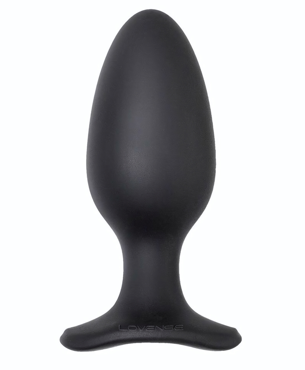 Черная анальная вибропробка HUSH 2 Size L - 12,1 см. (Цвет: черный)
