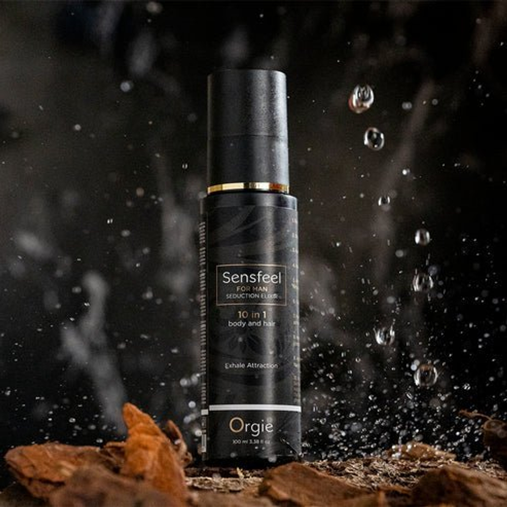 Sensfeel For Man Pheromone Seduction Elixir 10 в 1 - Увлажняющий спрей для тела и волос, 100 мл