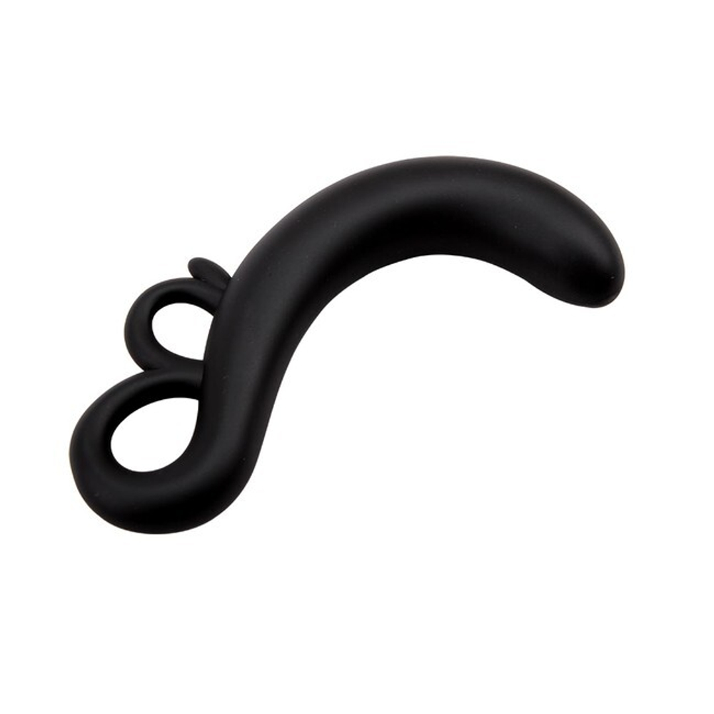 Стимулятор простаты Two-Finger G-Spot Plug (Цвет: черный)
