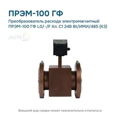 Преобразователь расхода электромагнитный ПРЭМ-100 ГФ L0/-/F Кл. C1 24В Bt/ИМИ/485 (К3)