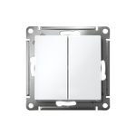 Systeme Electric AtlasDesign Лотос Выключатель 2-клавишный, сх.5, 10АХ, механизм