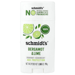 Schmidt's, дезодорант, бергамот и лайм, 75 г (2,65 унции)