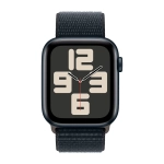 Умные часы Apple Watch SE 2 (2024) GPS, 44mm, Midnight Aluminium Case with Sport Loop, Ink (Темная ночь)