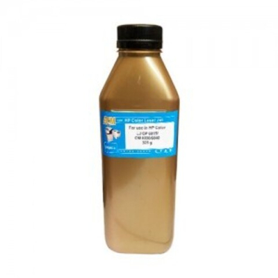 Тонер для HP Color LJ CP 6015/CM 6030/6040 (325гр, голубой, Chemical MKI) Gold ATM