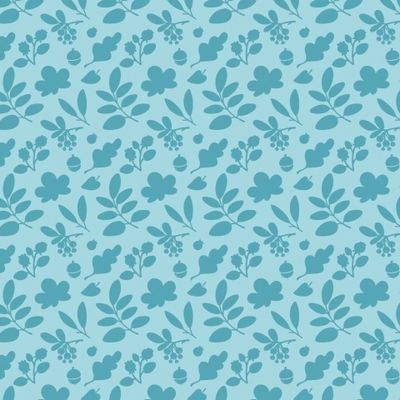 Природный минималистичный бирюзовый принт