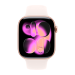 Умные часы Apple Watch Series 11 GPS, 46mm, Rose Gold Aluminium Case with Light Blush Sport Band, M/L