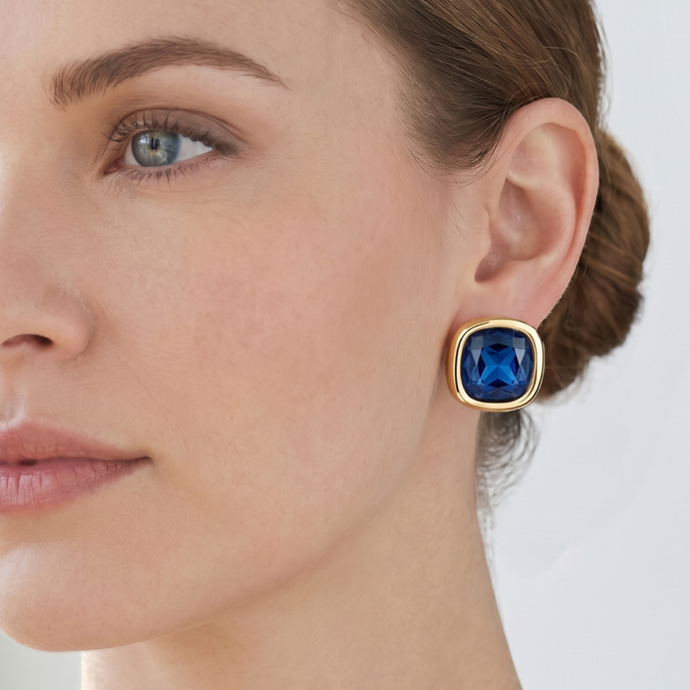 Серьги Fiore Luna Sapphire AG210405E-021 G
