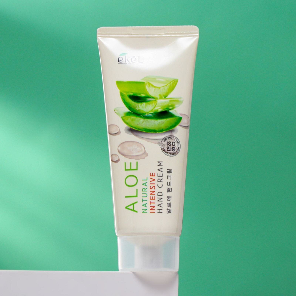 EKEL Питательный крем для рук с экстрактом  алоэ 100мл  Aloe Natural Intensive Hand Cream
