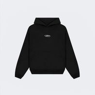 Худи UNIFORM Everyday Destructive logo, черный/белый